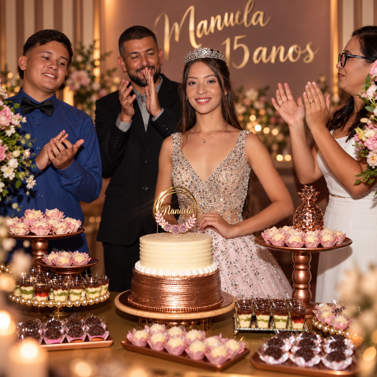 Registro de festa de 15 anos